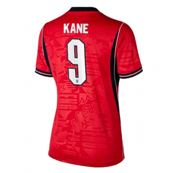 Billige Fotballdrakt England Harry Kane #9 Replika Bortedrakt Dame VM 2026 Kortermet